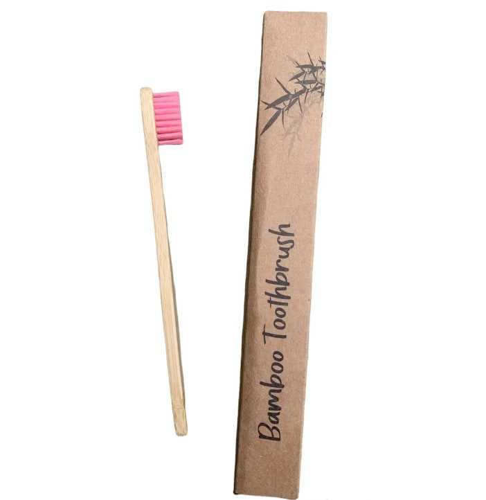 Cepillo de dientes en bambu para niños